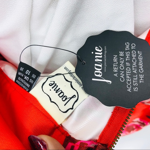 Joanie Floral Bow Ruffle Skirt - Picture 8 of 8